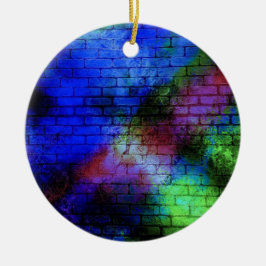 壁グラフィティ セラミックオーナメント
