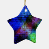 壁グラフィティ セラミックオーナメント (右)