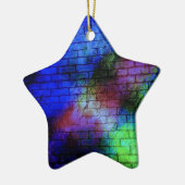 壁グラフィティ セラミックオーナメント (左)