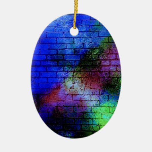 壁グラフィティ セラミックオーナメント (正面)