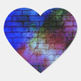 壁グラフィティ ハートシール