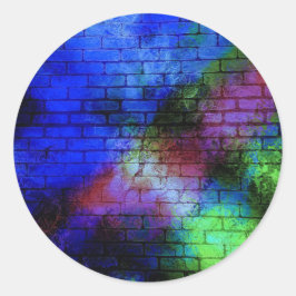 壁グラフィティ ラウンドシール