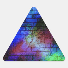 壁グラフィティ 三角形シール