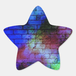 壁グラフィティ 星シール