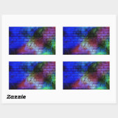 壁グラフィティ 長方形シール (シート)