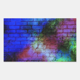 壁グラフィティ 長方形シール