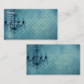 壁グランジ紙シャンデリア3 名刺 (正面/裏面)