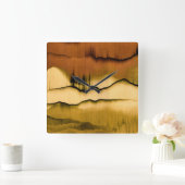 壁コンテンポラリー時計 スクエア壁時計 (ホーム)