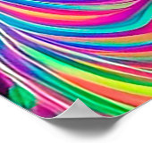 壁サイケデリックアートのポスターはグルービーマンだ! ポスター (角)