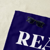 壁スイミング泳ぐ人名に到達 ビーチタオル (インサイチュ)