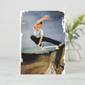 壁スケートボードをします 招待状 (スタンド正面)