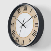 壁スタイリッシュ時計 – オレンジ 壁時計 (傾斜)