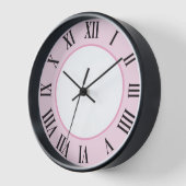 壁スタイリッシュ時計 – ピンク 壁時計 (傾斜)