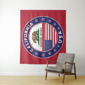 壁タペストリー（赤いバージョン） タペストリー (インサイチュ)