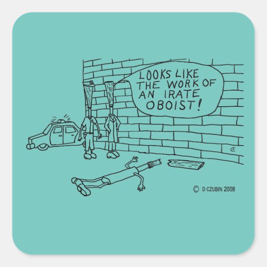 壁テストスクエアステッカー スクエアシール (正面)