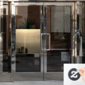 壁デカールシールクールエコスタイルデザイン ウィンドウサイン (オフィスドア)