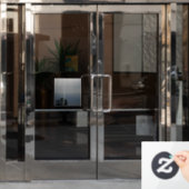 壁デカールシールクールエコスタイルデザイン ウィンドウサイン (オフィスドア)