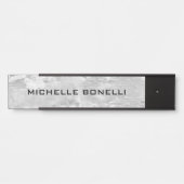 壁デザイン背景プレーンモダングレーブラック サインプレート (正面)