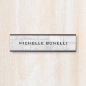 壁デザイン背景プレーンモダングレーブラック サインプレート (正面)