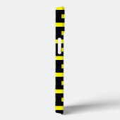 壁パターン(黒と黄) Case-Mate iPhoneケース (裏面 / 右)