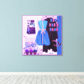 壁パーソナライズされたアート:愛の贈り物 キャンバスプリント (インサイチュ (ウッドフロア))