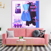 壁パーソナライズされたアート:愛の贈り物 キャンバスプリント (インサイチュ (リビング))