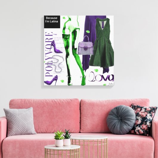 壁パーソナライズされたアート:愛の贈り物 キャンバスプリント (インサイチュ (リビング))