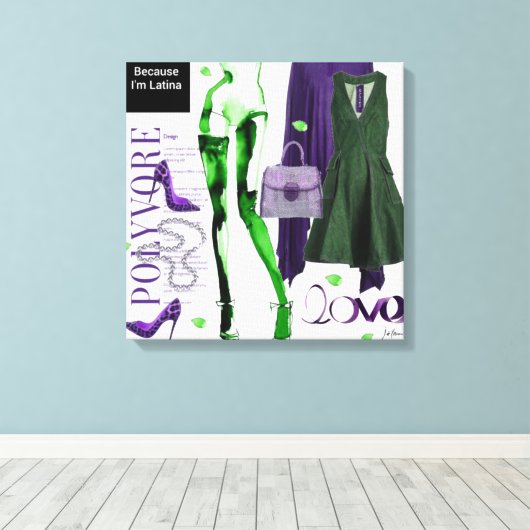 壁パーソナライズされたアート:愛の贈り物 キャンバスプリント (インサイチュ (ウッドフロア))