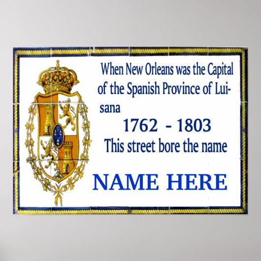 壁パーソナライズされたスペインの壁 ポスター (正面)