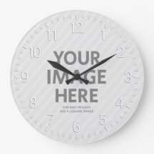 壁パーソナライズされた時計カスタム大丸写真