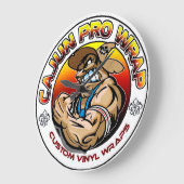 壁パーソナライズされた時計4u ラージ壁時計 (傾斜)