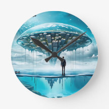 壁パーソナライズされた時計