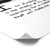 壁ポスターラビットホール感動的引用文 ポスター (角)