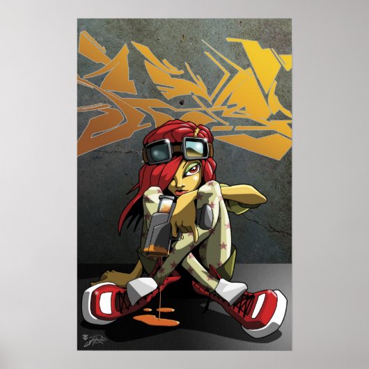 壁ポ絵を描ースター ポスター (正面)