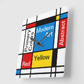 壁モダンデコ時計 スクエア壁時計 (傾斜)