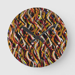 壁モダン時計のクコンテンポラリーロック ラウンド壁時計