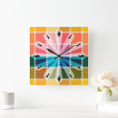 壁モダン時計デザイン。 スクエア壁時計 (ホーム)