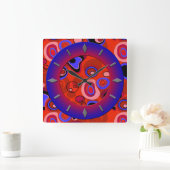 壁モダン時計デザイン。 スクエア壁時計 (ホーム)