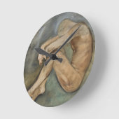 壁モダン時計 ラウンド壁時計 (傾斜)