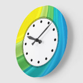壁モダン時計 ラージ壁時計 (傾斜)