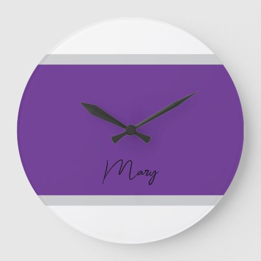 壁モダン時計 ラージ壁時計 (正面)