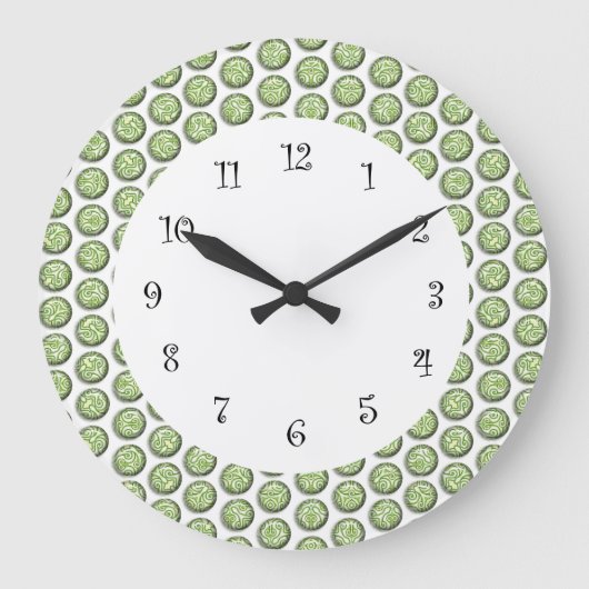 壁モダン時計 ラージ壁時計 (正面)