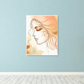 壁モダン装飾 キャンバスプリント (インサイチュ (ウッドフロア))