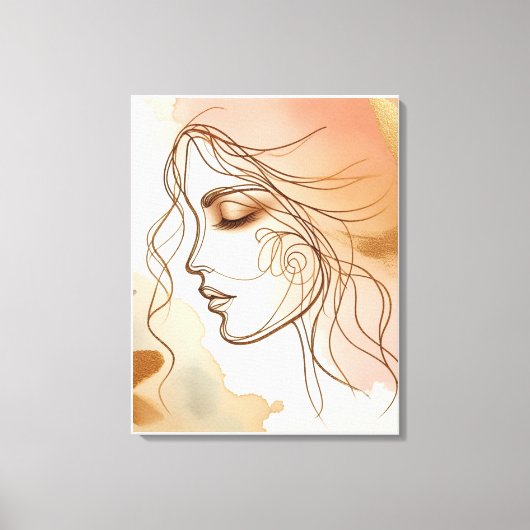 壁モダン装飾 キャンバスプリント (正面)