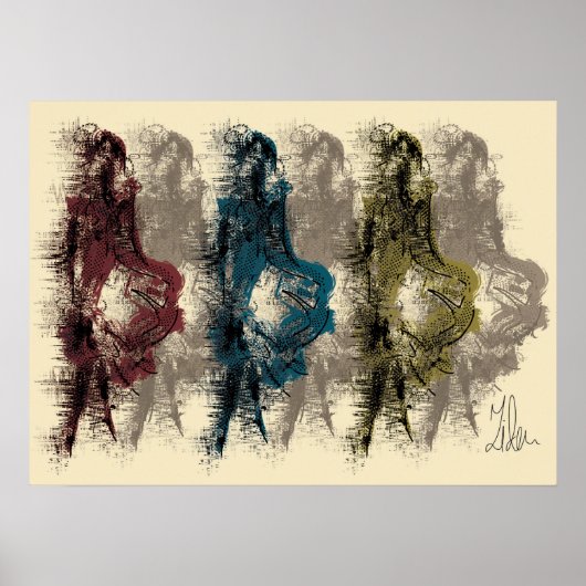 壁モダン装飾 ポスター (正面)