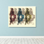 壁モダン装飾 – ラップされたキャンバス キャンバスプリント (インサイチュ (ウッドフロア))