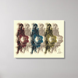 壁モダン装飾 – ラップされたキャンバス キャンバスプリント