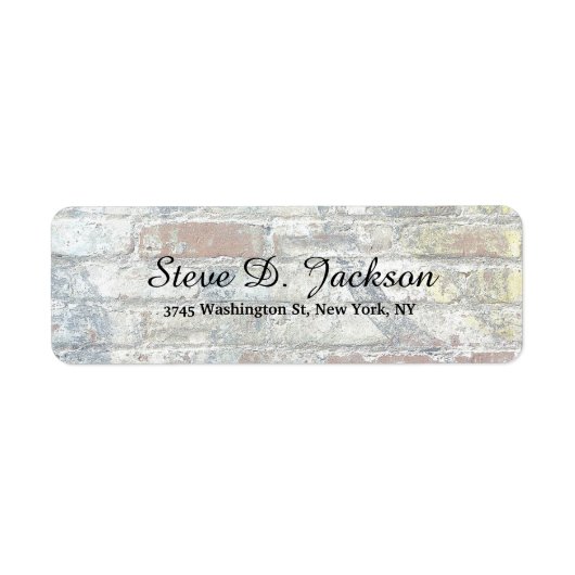 壁ユニークスクリモダンプの手書き ラベル (正面)