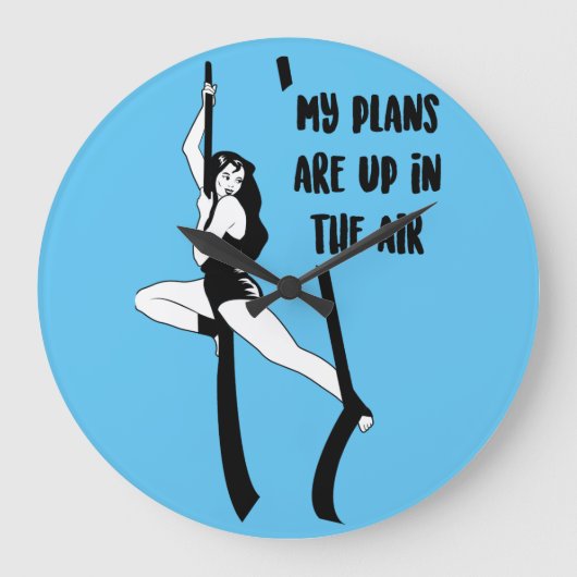 壁ユニーク時計 – 計画?何の予定だ? ラージ壁時計 (正面)