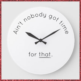 壁ユーモアのある時計 ラージ壁時計